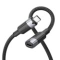 Εικόνα της Καλώδιο Vention USB-C Male to USB-C Male 100W 5A 1m Black TRGBF