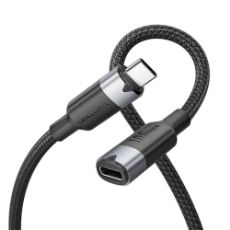 Εικόνα της Καλώδιο Vention USB-C Male to USB-C Male 100W 5A 1m Black TRGBF