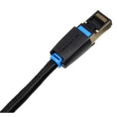 Εικόνα της Καλώδιο Δικτύου Vention S/FTP Round Cat.8 5.5mm 3m Black IKGBI