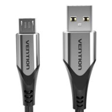 Εικόνα της Καλώδιο Vention USB-A Male to Micro USB Male 3A 3m Black/Gray COAHI