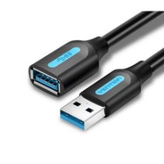 Εικόνα της Καλώδιο Vention USB-A 3.0 Extension Male to Female 3m Black CBHBI
