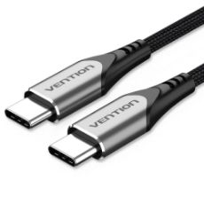 Εικόνα της Καλώδιο Vention USB-C Male to USB-C Male 3A 2m Black TRDBH