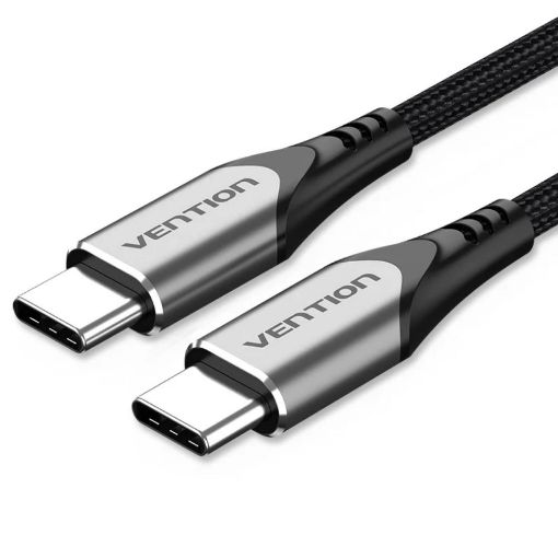 Εικόνα της Καλώδιο Vention USB-C Male to USB-C Male 3A 2m Black TRDBH