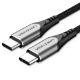 Εικόνα της Καλώδιο Vention USB-C Male to USB-C Male 3A 2m Black TRDBH