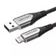 Εικόνα της Καλώδιο Vention USB-A Male to Micro USB Male 3A 2m Black/Gray COAHH