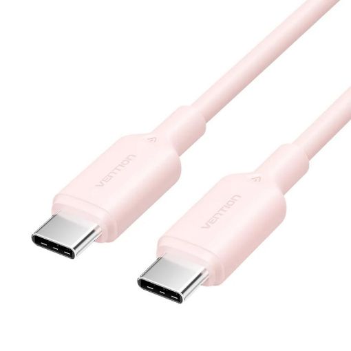 Εικόνα της Καλώδιο Vention USB-C Male to USB-C Male 60W 2m Pink TRVPH