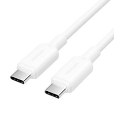 Εικόνα της Καλώδιο Vention USB-C Male to USB-C Male 60W 2m White TRVWH