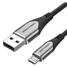 Εικόνα της Καλώδιο Vention USB-A Male to Micro USB Male 3A 1.5m Black/Gray COAHG