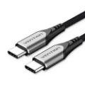 Εικόνα της Καλώδιο Vention USB-C Male to USB-C Male 100W 1m Gray TRWHF
