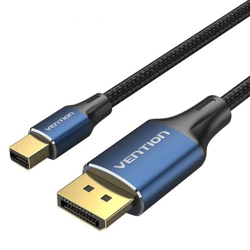 Εικόνα της Καλώδιο Vention Mini DisplayPort to DisplayPort v.1.4 2m Blue HCFLH