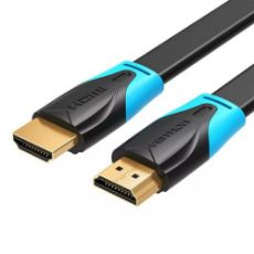 Εικόνα της Καλώδιο Vention Flat HDMI Male to HDMI Male 4K 60Hz 1.5m Black VAA-B02-L150