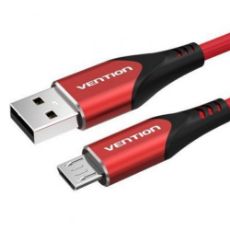 Εικόνα της Καλώδιο Vention USB-A Male to Micro USB Male 3A 1m Red COARF