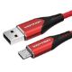 Εικόνα της Καλώδιο Vention USB-A Male to Micro USB Male 3A 1m Red COARF
