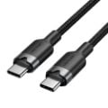 Εικόνα της Καλώδιο Vention USB-C Male to USB-C Male 3A 1m Black TRDBF