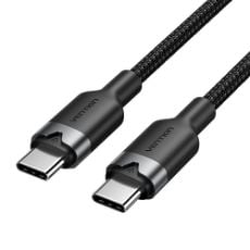 Εικόνα της Καλώδιο Vention USB-C Male to USB-C Male 60W 2m Black TRCBH