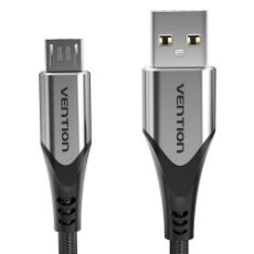 Εικόνα της Καλώδιο Vention USB-A Male to Micro USB Male 3A 0.5m Black/Gray COAHD