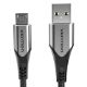 Εικόνα της Καλώδιο Vention USB-A Male to Micro USB Male 3A 0.5m Black/Gray COAHD