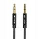 Εικόνα της Καλώδιο Vention 3.5mm to 3.5mm Fabric Braided 0.8m Black BAGBD