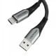 Εικόνα της Καλώδιο Vention USB-A Male to Micro USB Male 3A 0.25m Black/Gray COAHC