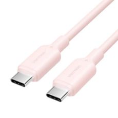 Εικόνα της Καλώδιο Vention USB-C Male to USB-C Male 60W 1m Pink TRVPF