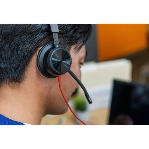Εικόνα της Headset Poly Blackwire 8225 Stereo UC Microsoft Teams Certified USB-C 8X225AA