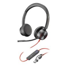 Εικόνα της Headset Poly Blackwire 8225 Stereo UC Microsoft Teams Certified USB-C 8X225AA