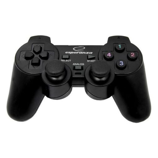 Εικόνα της Wired Gamepad Esperanza Trooper For PC/PS3 Black EGG107K