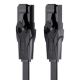 Εικόνα της Καλώδιο Δικτύου Vention UTP Flat Cat.6 1m Black IBABF