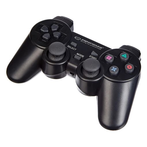Εικόνα της Wireless Gamepad Esperanza Gladiator for PC/PS3 2.4GHz Black EGG108K