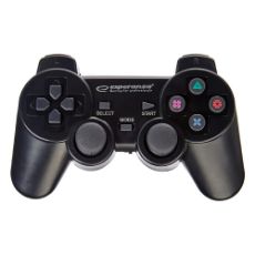 Εικόνα της Wireless Gamepad Esperanza Gladiator for PC/PS3 2.4GHz Black EGG108K