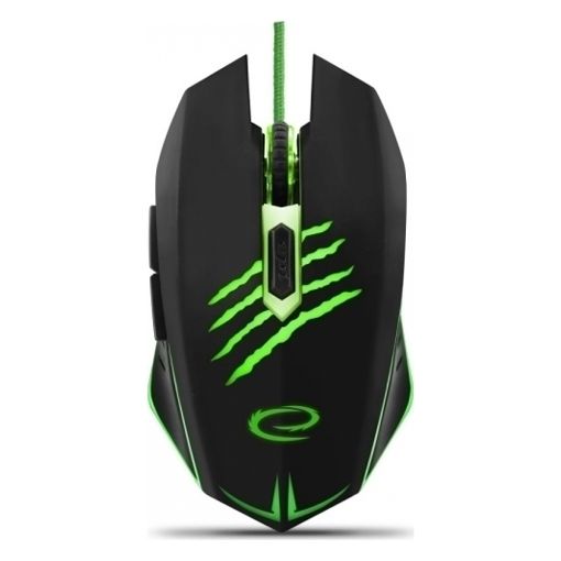 Εικόνα της Ποντίκι Esperanza MΧ209 Claw Black/Green EGM209G