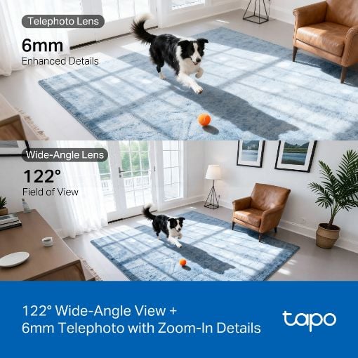 Εικόνα της Indoor Wireless IP Camera Tp-Link Tapo C245D Dual Lens 2K 3MP Pan/Tilt