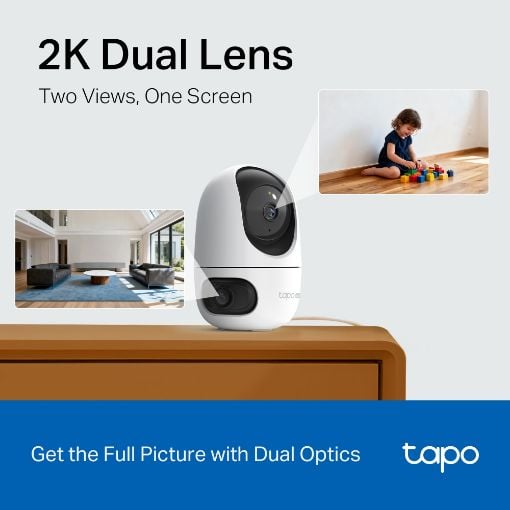 Εικόνα της Indoor Wireless IP Camera Tp-Link Tapo C245D Dual Lens 2K 3MP Pan/Tilt