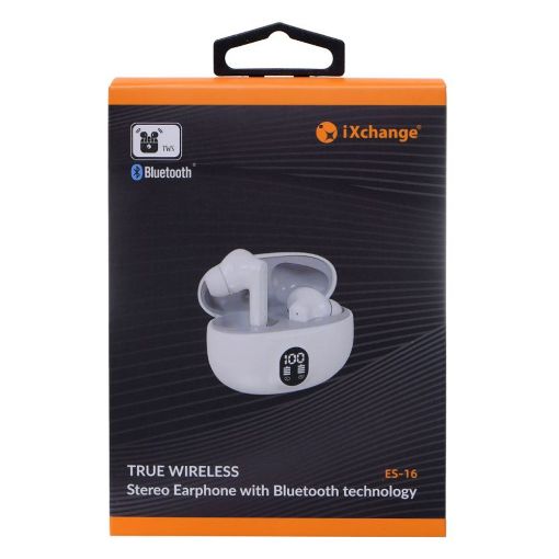 Εικόνα της True Wireless Earphones iXchange ES-16 Bluetooth White 310072