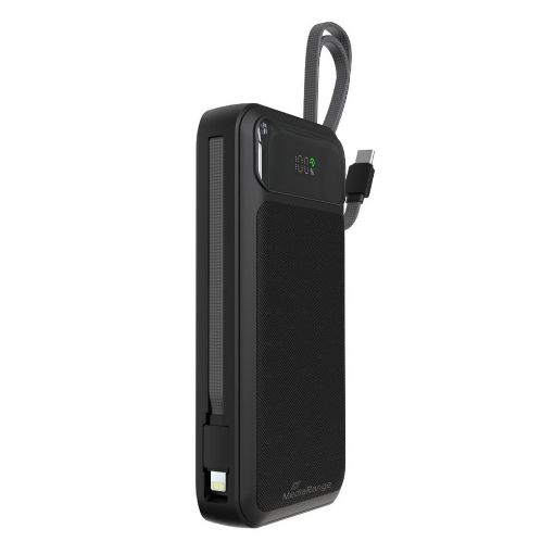 Εικόνα της Power Bank MediaRange USB-C/USB-A & Built-In Cable 20.000mAh 22.5W MRMA756