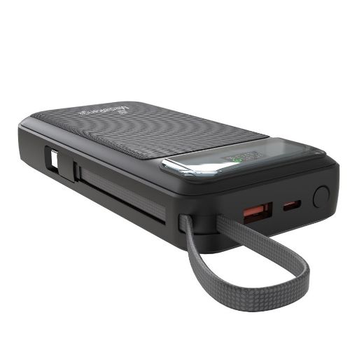 Εικόνα της Power Bank MediaRange USB-C/USB-A & Built-In Cable 20.000mAh 22.5W MRMA756
