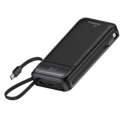 Εικόνα της Power Bank MediaRange USB-C/USB-A & Built-In Cable 20.000mAh 22.5W MRMA756