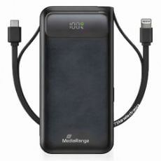 Εικόνα της Power Bank MediaRange USB-C/USB-A & Built-In Cable 20.000mAh 22.5W MRMA756