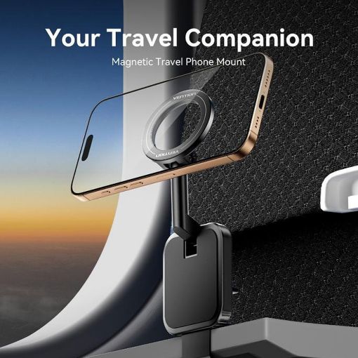 Εικόνα της Vention Magnetic Travel Phone Mount Black KSNB0