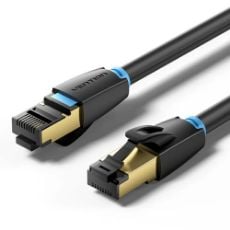 Εικόνα της Καλώδιο Δικτύου Vention S/FTP Round Cat.8 3m Black IKABI