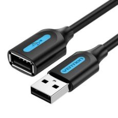 Εικόνα της Καλώδιο Προέκτασης Vention USB 2.0 Male to Female 3m Black CBIBI