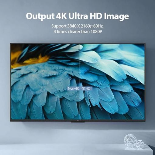 Εικόνα της Καλώδιο Vention HDMI Male to HDMI Male v.2.0 4K 60Hz 1.5m Black AAIBG