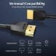 Εικόνα της Καλώδιο Vention HDMI Male to HDMI Male v.2.0 4K 60Hz 1.5m Black AAIBG