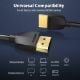 Εικόνα της Καλώδιο Vention HDMI Male to HDMI Male v.2.0 4K 60Hz 1m Black AAIBF