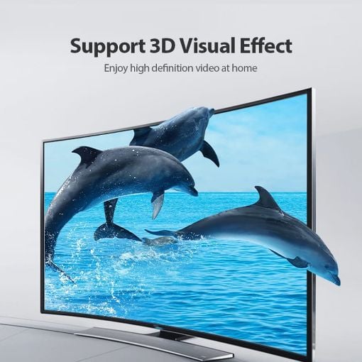 Εικόνα της Καλώδιο Vention HDMI Male to HDMI Male v.2.0 4K 60Hz 1m Black AAIBF