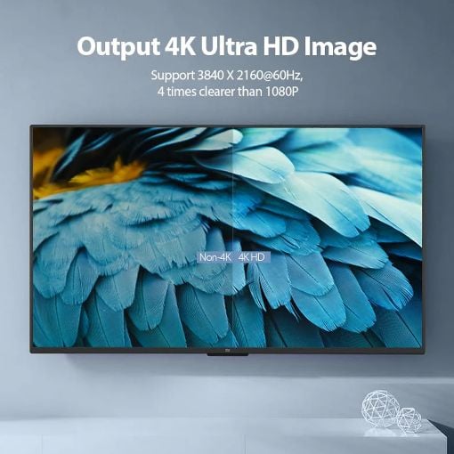 Εικόνα της Καλώδιο Vention HDMI Male to HDMI Male v.2.0 4K 60Hz 1m Black AAIBF