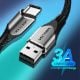 Εικόνα της Καλώδιο Vention USB-A Male to USB-C Male 3A 0.5m Black COKBD