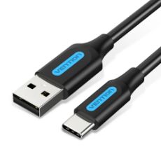 Εικόνα της Καλώδιο Vention USB-A Male to USB-C Male 3A 0.5m Black COKBD