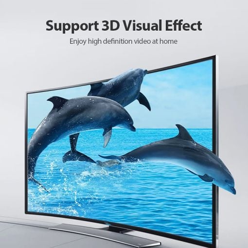 Εικόνα της Καλώδιο Vention HDMI Male to HDMI Male v.2.0 4K 60Hz 0.5m Black AAIBD