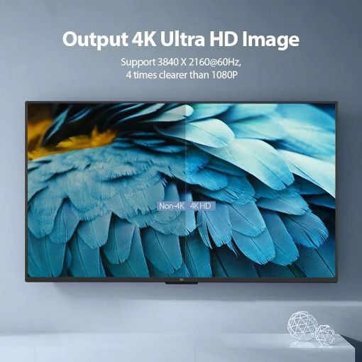 Εικόνα της Καλώδιο Vention HDMI Male to HDMI Male v.2.0 4K 60Hz 0.5m Black AAIBD